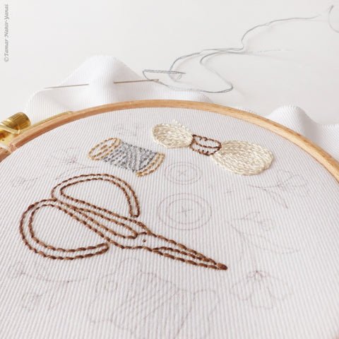 Knit and Stitch - ערכת רקמה 16 ס"מ
