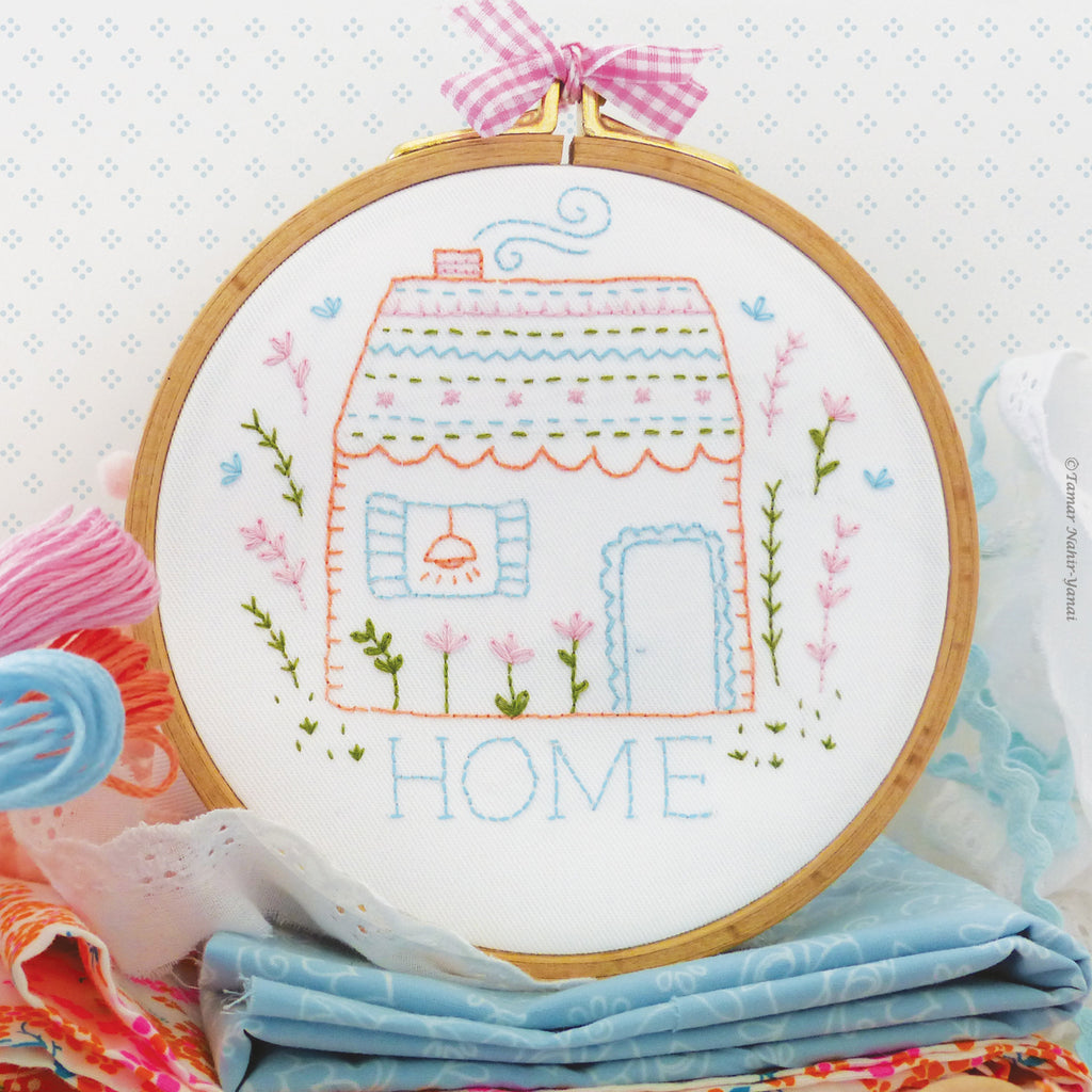 Home Sweet Home - ערכת רקמה 21 ס"מ