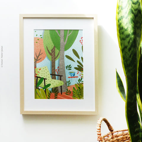 Tea Forest - הדפס למסגור