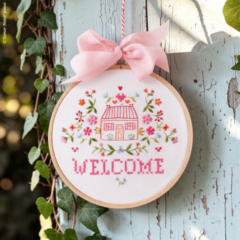 Welcome - ערכת רקמה 21 ס"מ