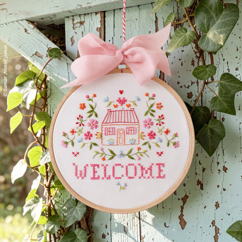 Welcome - ערכת רקמה 21 ס"מ