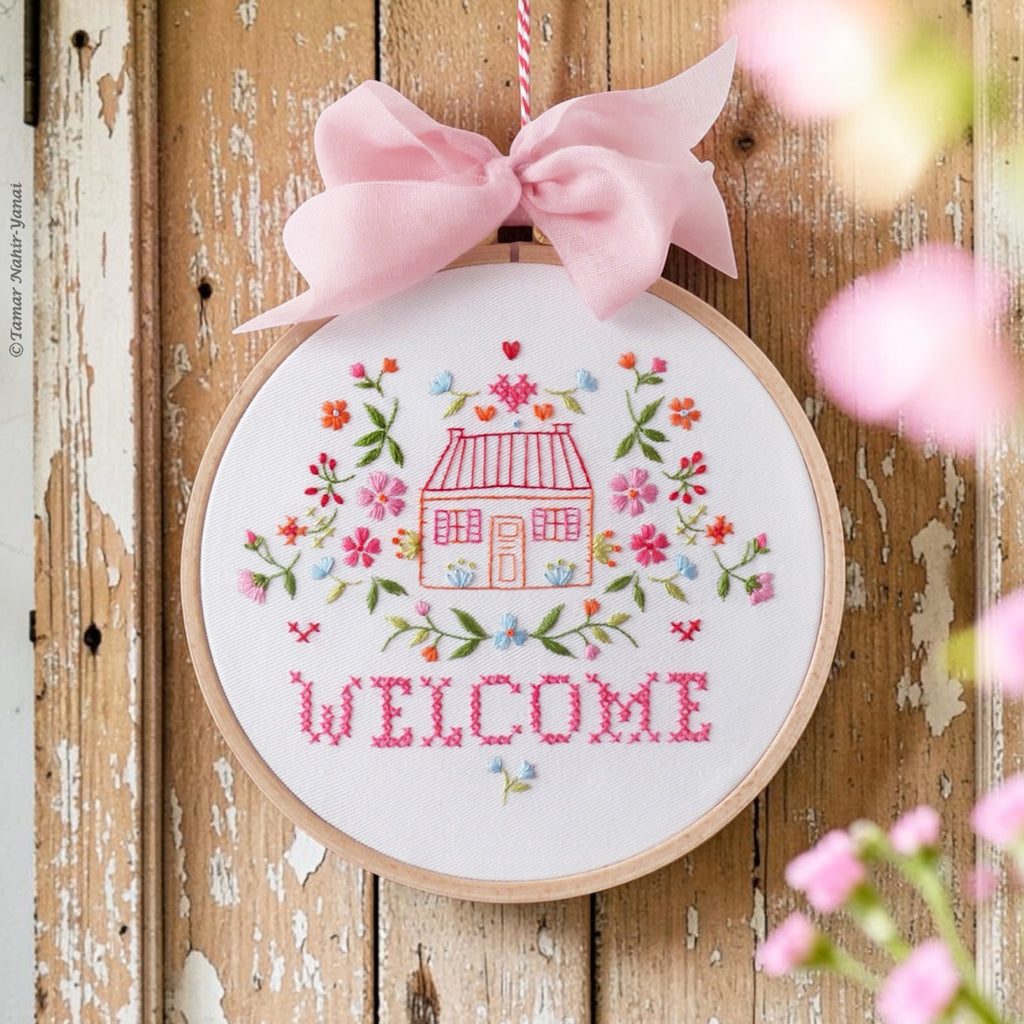 Welcome - ערכת רקמה 21 ס"מ