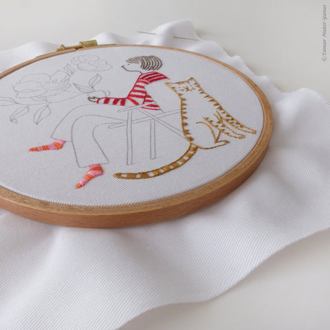 Me & My Tiger ערכת רקמה 21 ס"מ