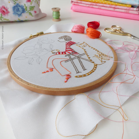 Me & My Tiger ערכת רקמה 21 ס"מ