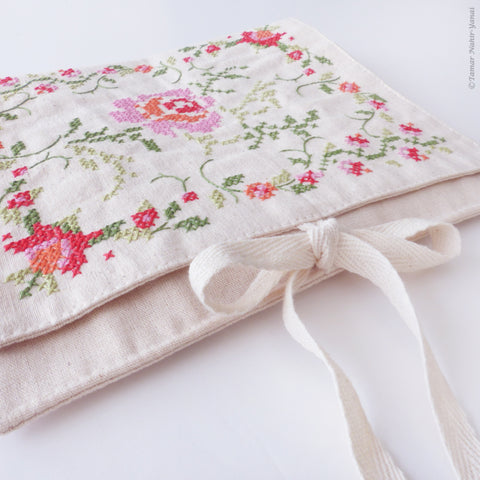 To-go Bag - Colorful Rose Cross Stitch - הזמנה מוקדמת