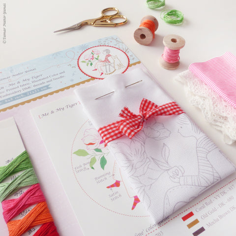 Me & My Tiger ערכת רקמה 21 ס"מ