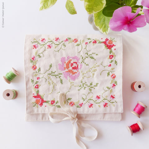 To-go Bag - Colorful Rose Cross Stitch - הזמנה מוקדמת