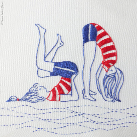 Morning Stretch - ערכת רקמה 21 ס"מ
